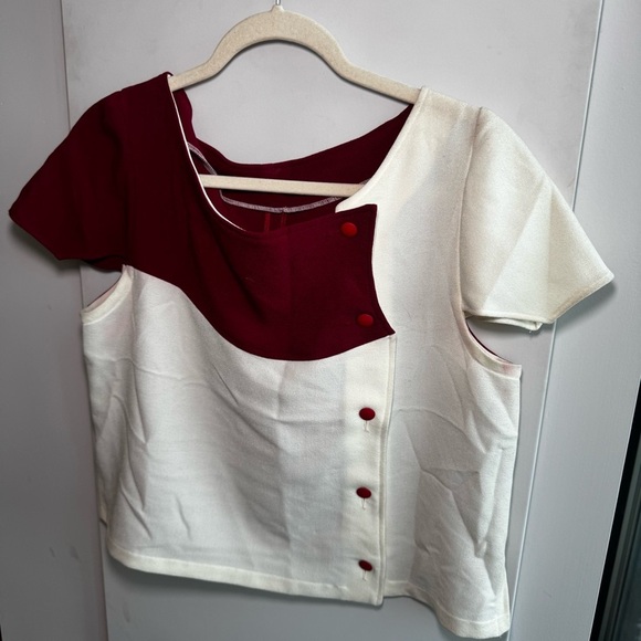 VINTAGE atelier button down suit blouse - Picture 5 of 5